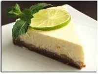 Cheese-cake avocat-citron vert